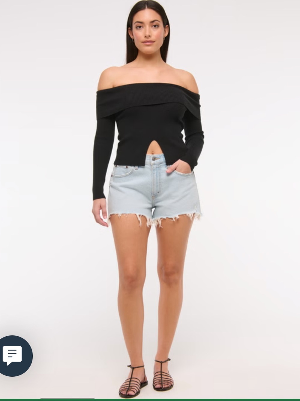 Abercrombie Curve Love Mom Short